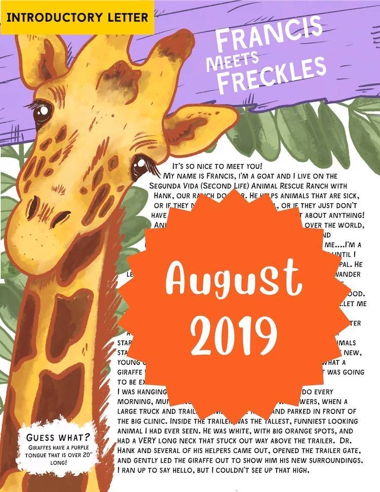 Freckles the Giraffe