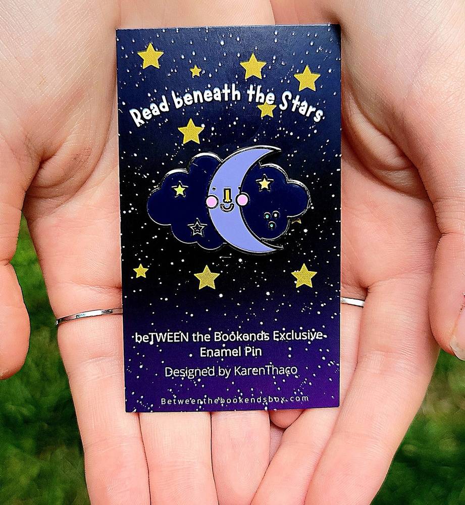 Exclusive "Read Beneath the Stars" enamel pin