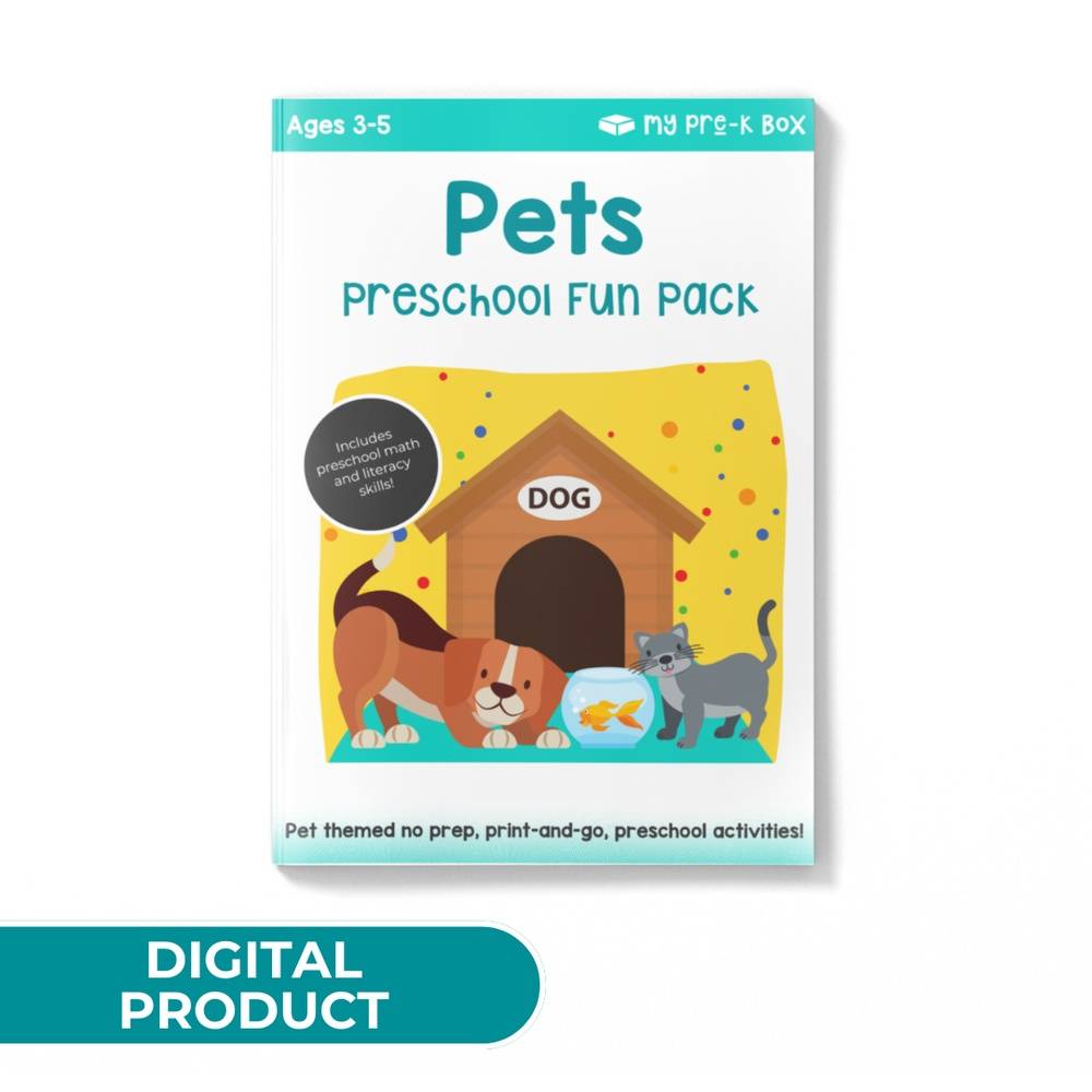 PRINT AT HOME: Pets Preschool Fun Pack