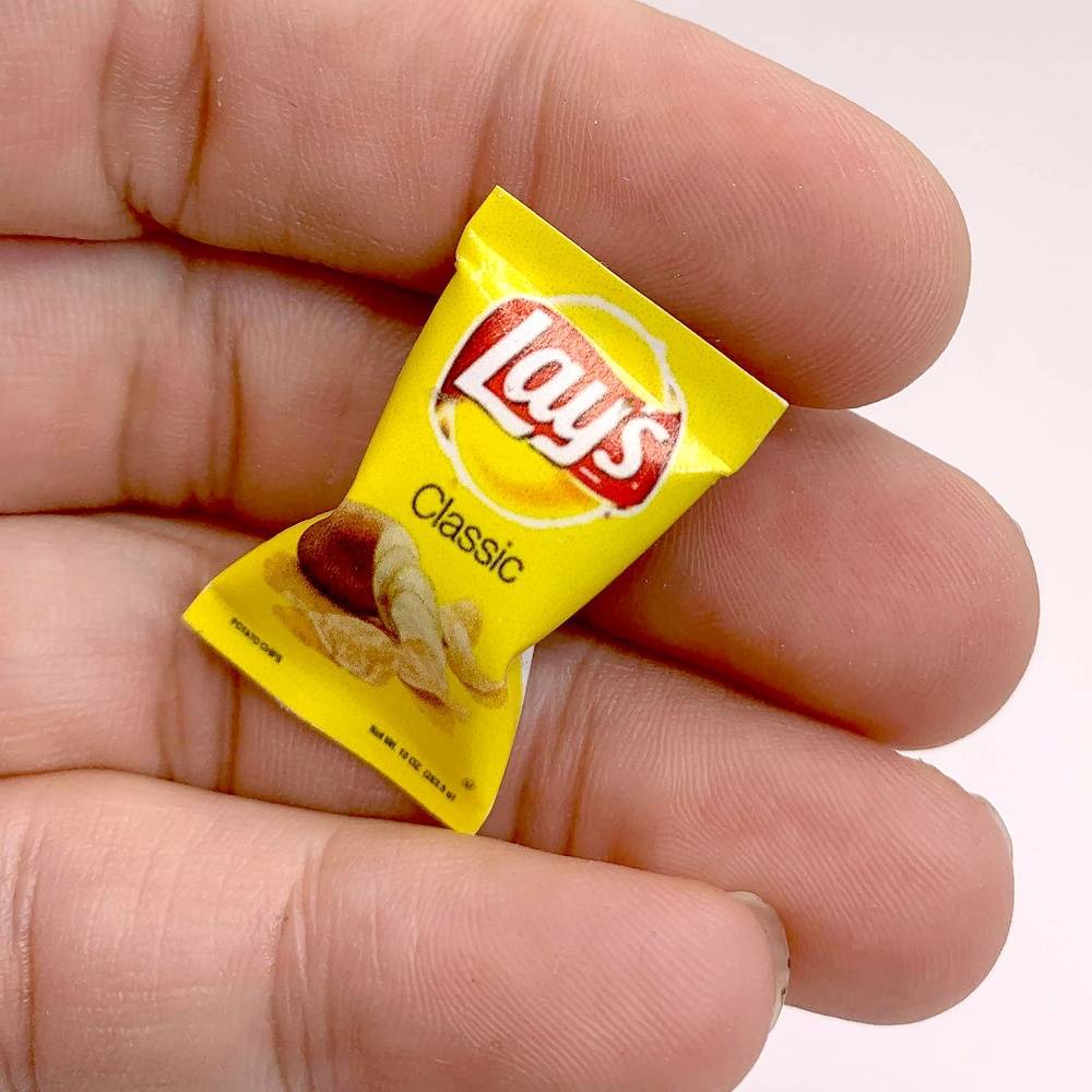Miniature Bag of Chips - 1:12 Scale