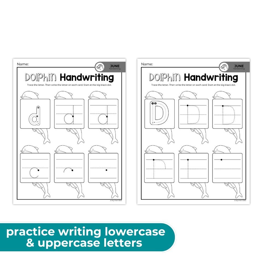 PRINT-AT-HOME: June Handwriting Workbook