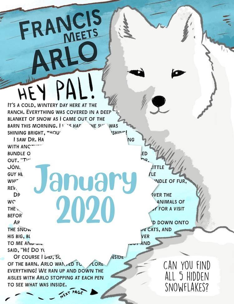 Arlo the Arctic Fox