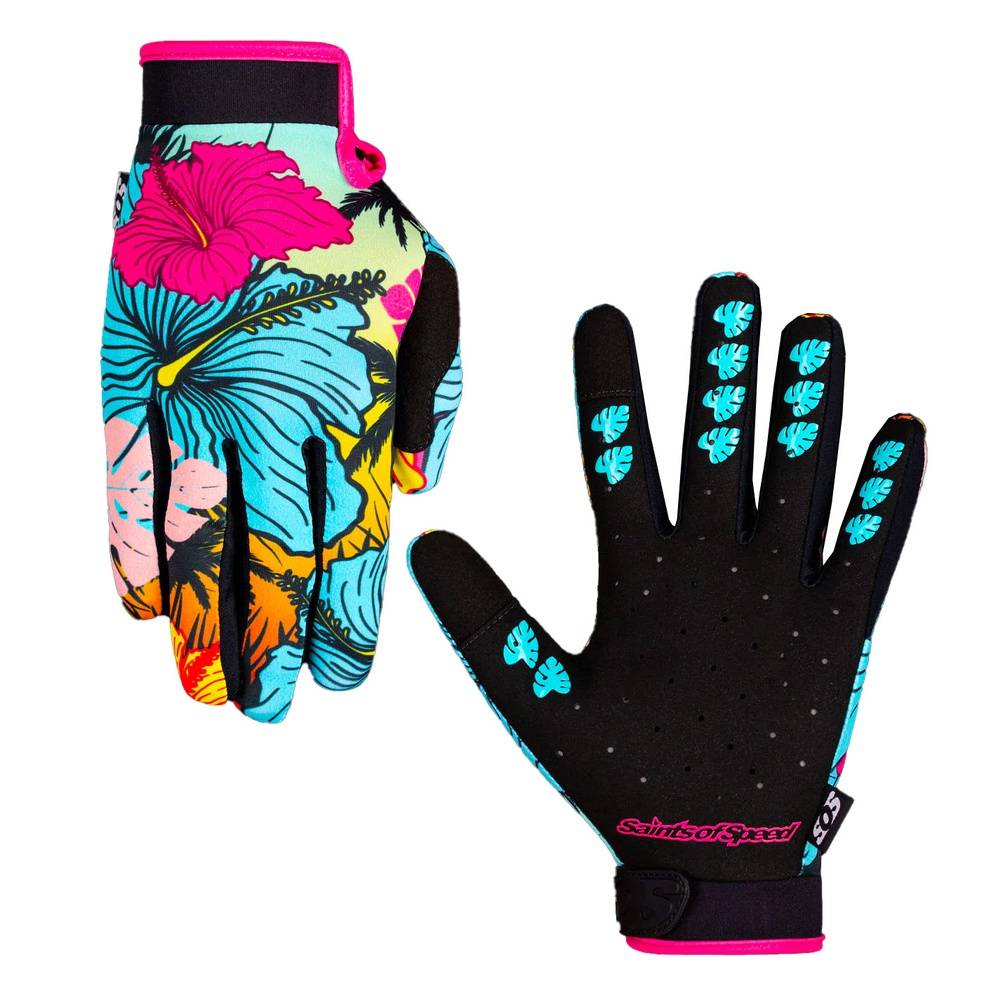 Saints of Speed Aloha Moto Gloves