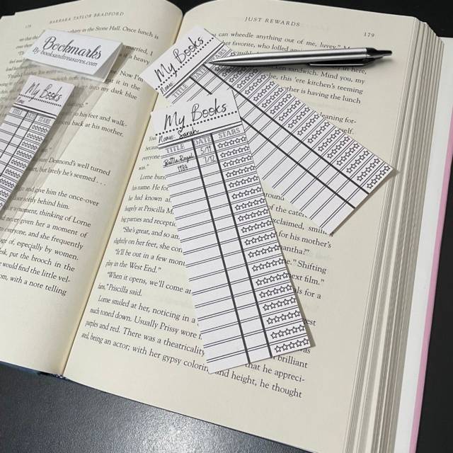 Book Review Book Tracker Bookmark