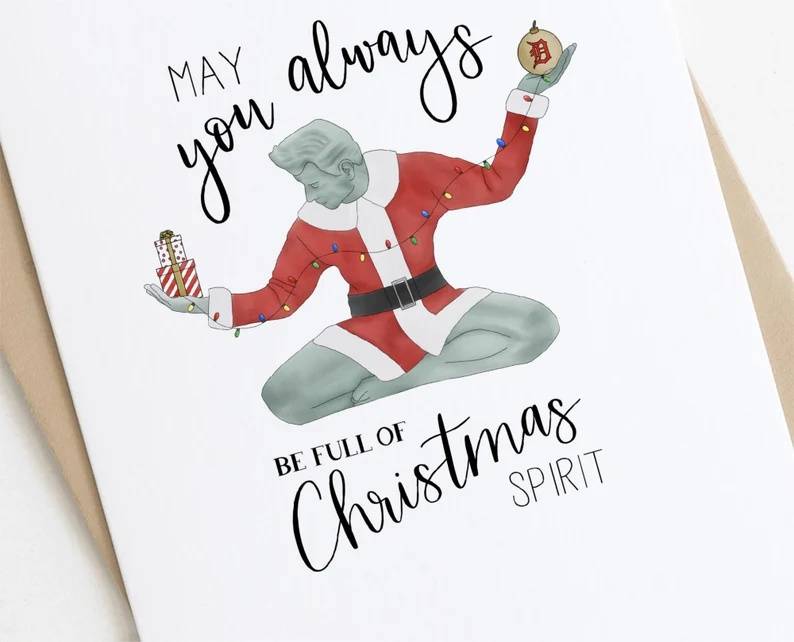 Christmas Card: May You Always Be Full of Christmas Spirit