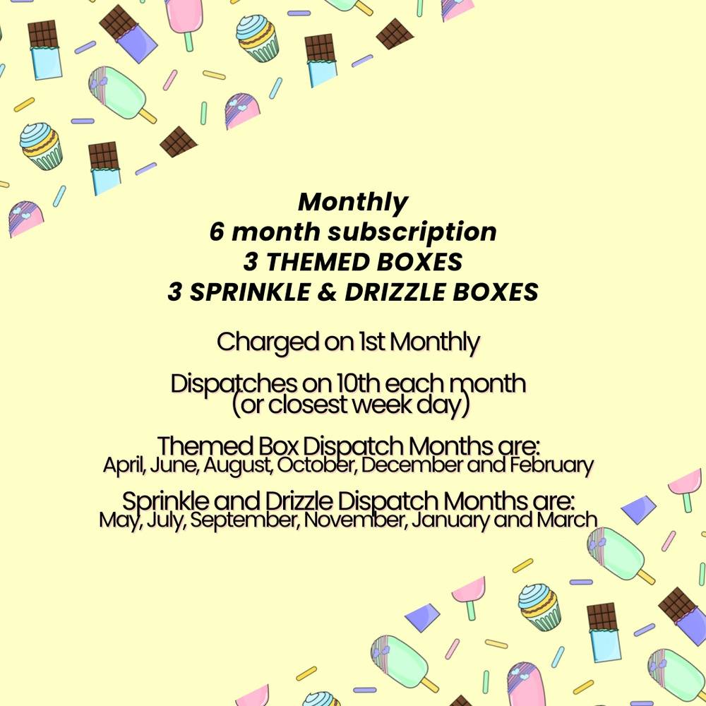 The Cakesicle Edition Monthly 6 month subscription