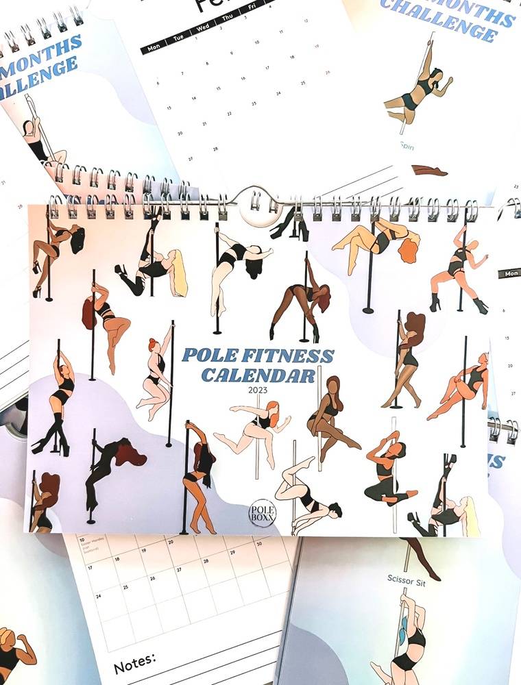 Pole Fitness Calendar 2023