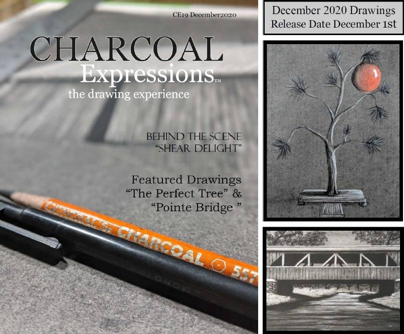 December 2020 Charcoal Drawing Kit 