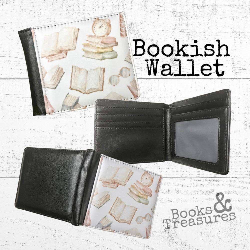Bookish Faux Leather Wallet
