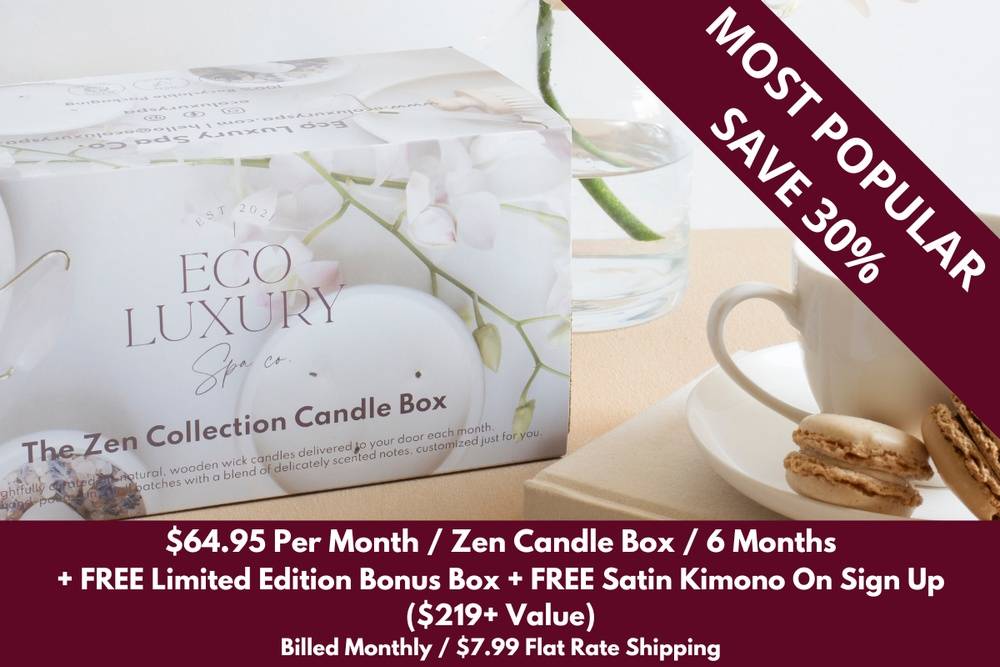 The Zen Collection Candle Box - 6M Commitment Plan (FREE Box + One Size Kimono)