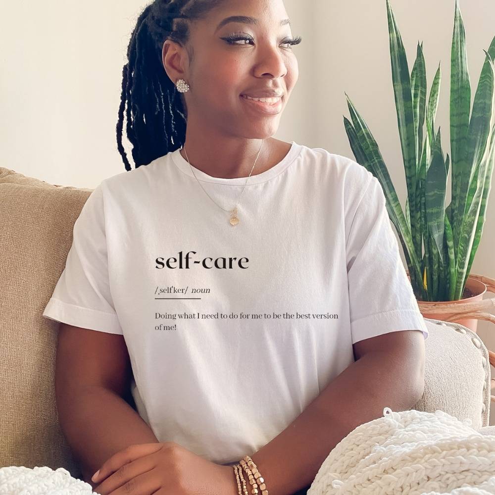 Self Care Definition SS Shirt (WHT)