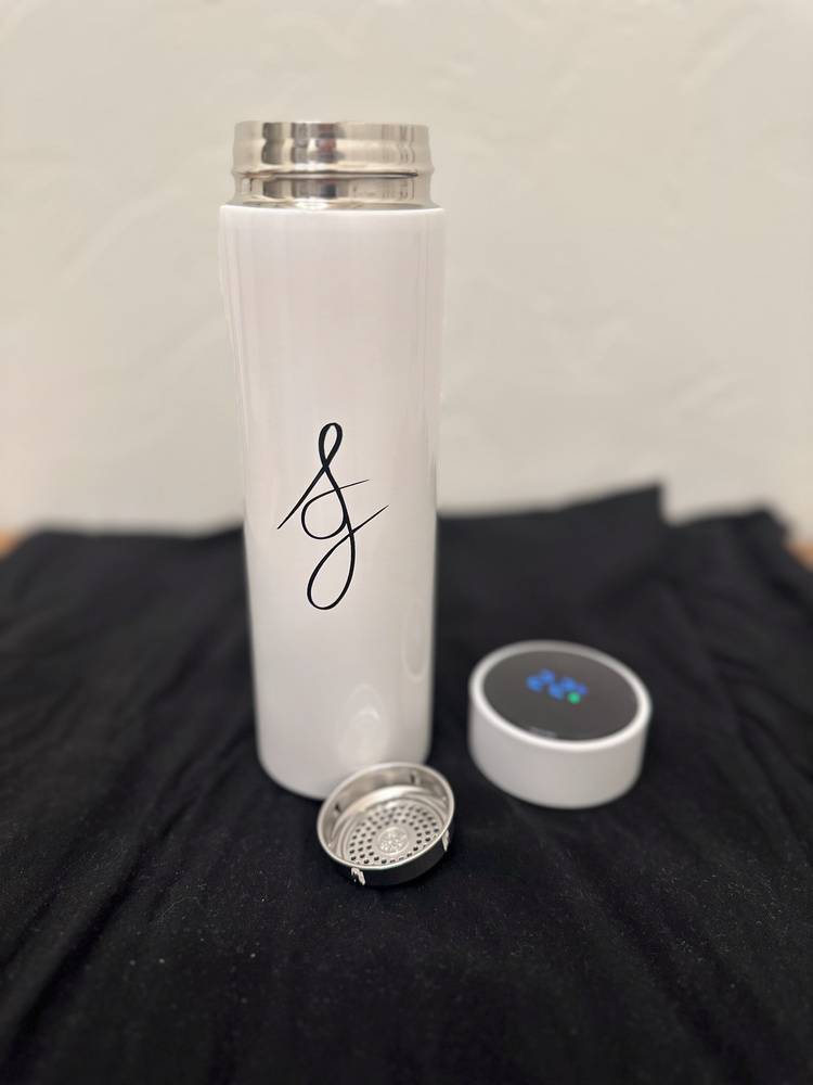 Simply Gray Temperature Water/Tea Bottle