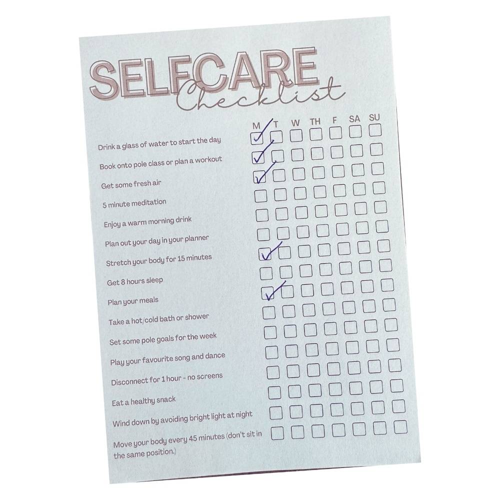 Poler Selfcare Checklist