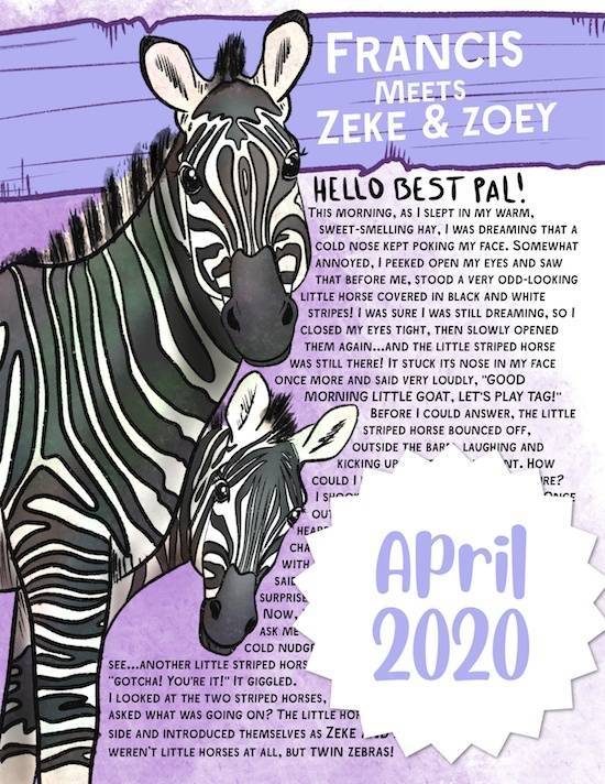Zeke and Zoey the Zebras