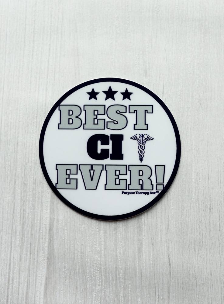 Best C.I. Ever Sticker
