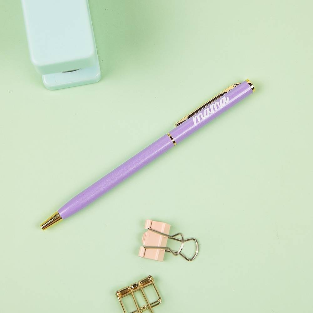"Mama" Lavender Pen
