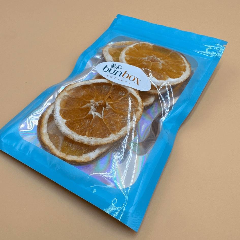 Dehydrated orange slices