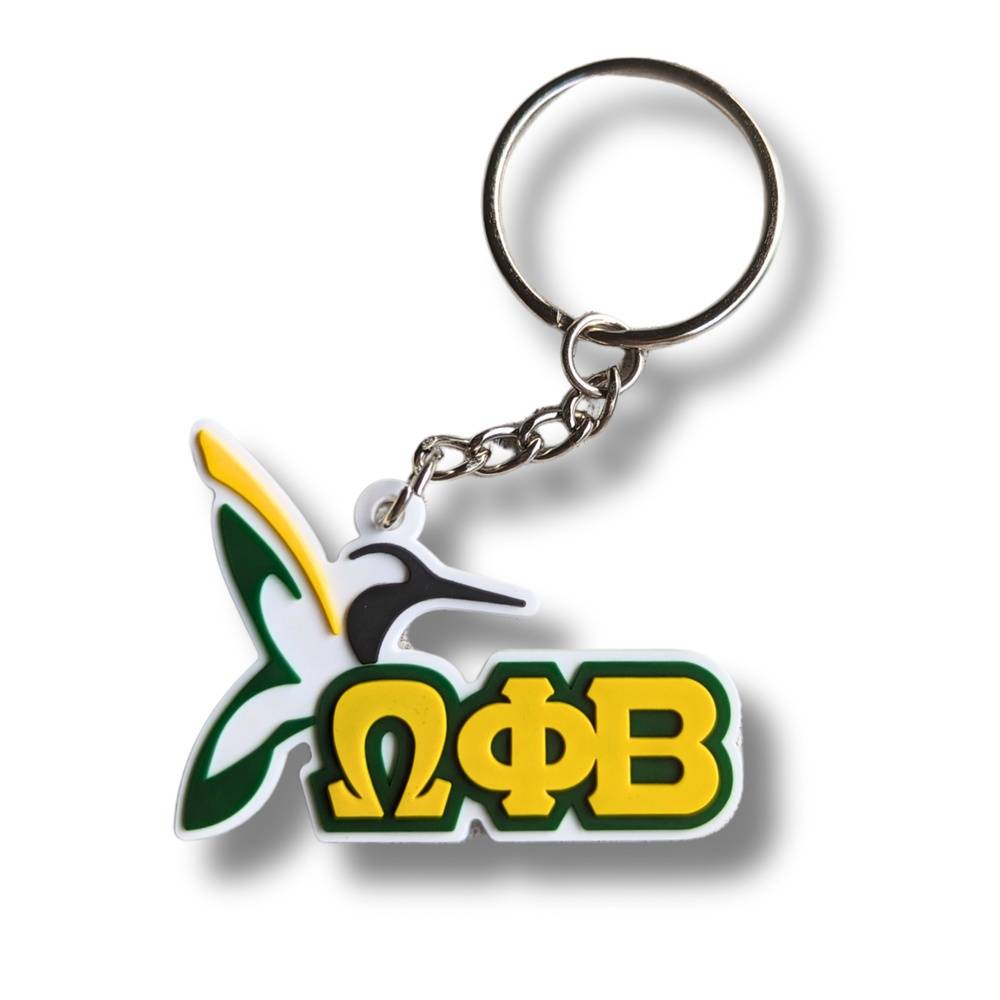 OPB 3D 2.5" Rubber Keychain