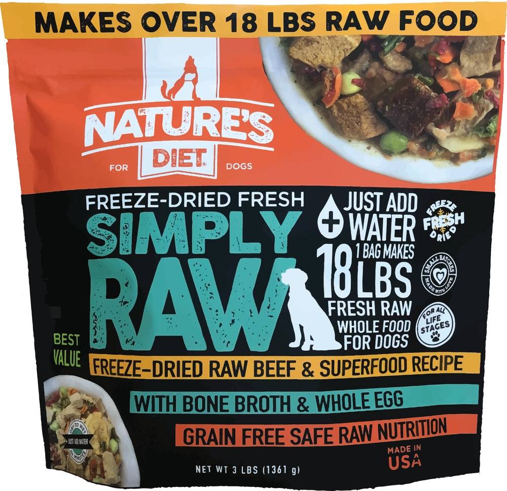 Simply Raw Beef - 3 lb Bag