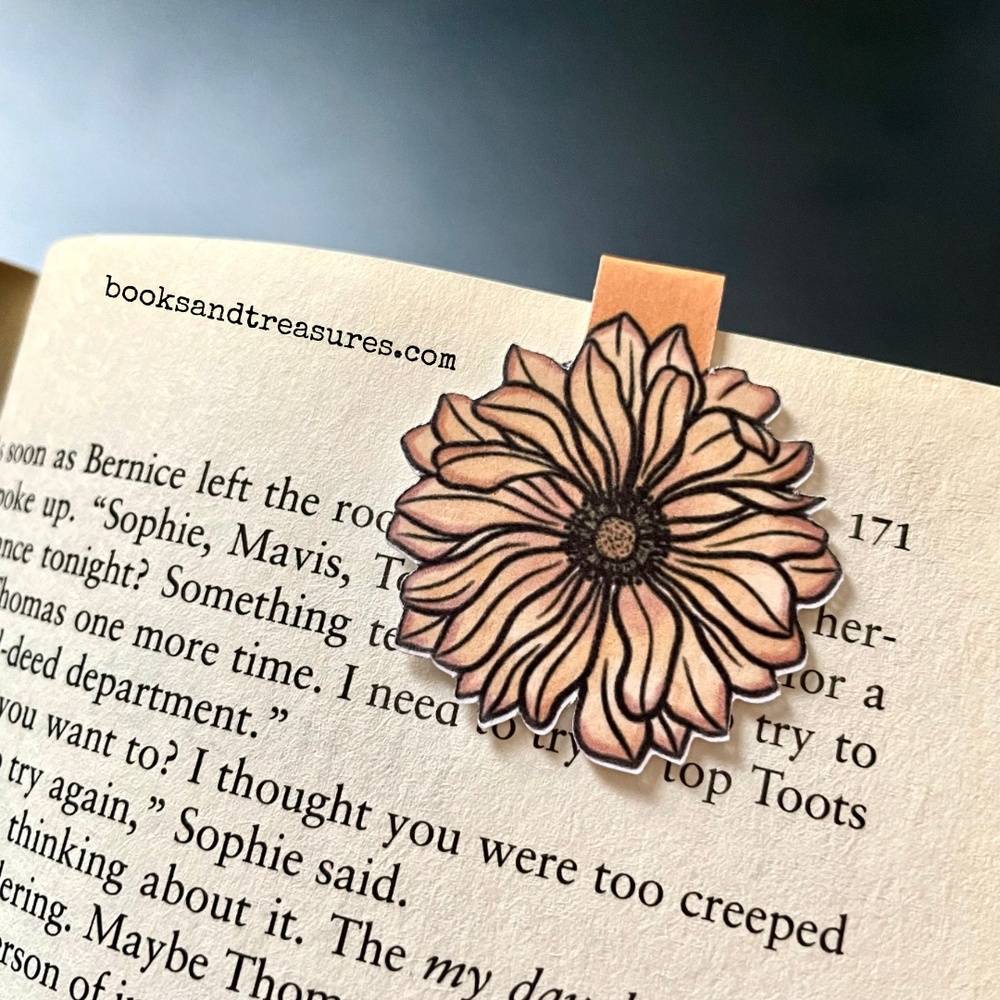 Flower Magnetic Bookmark