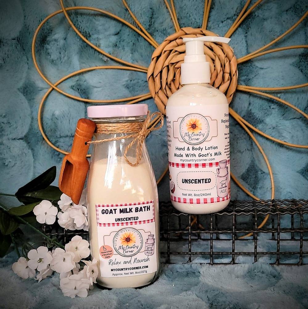 Lotion and Milk Bath Salt Set