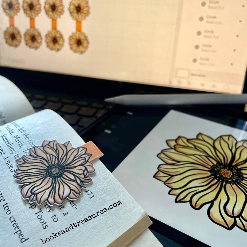 Flower Magnetic Bookmark