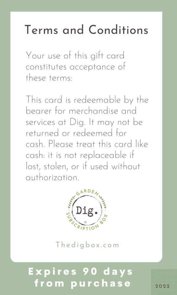 Dig. Gift Card