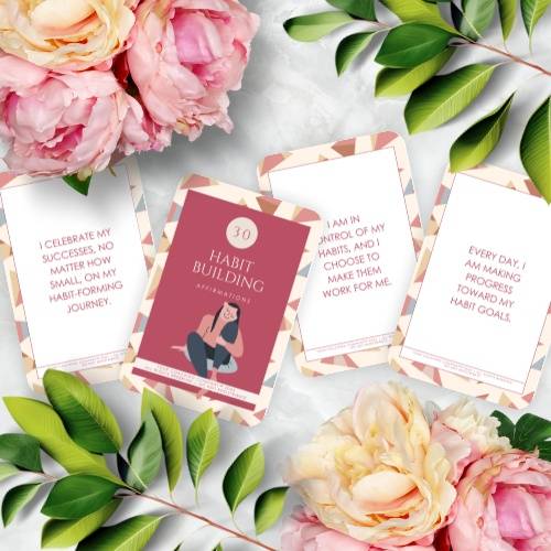 30 Pack Habit Building Affirmation Cards