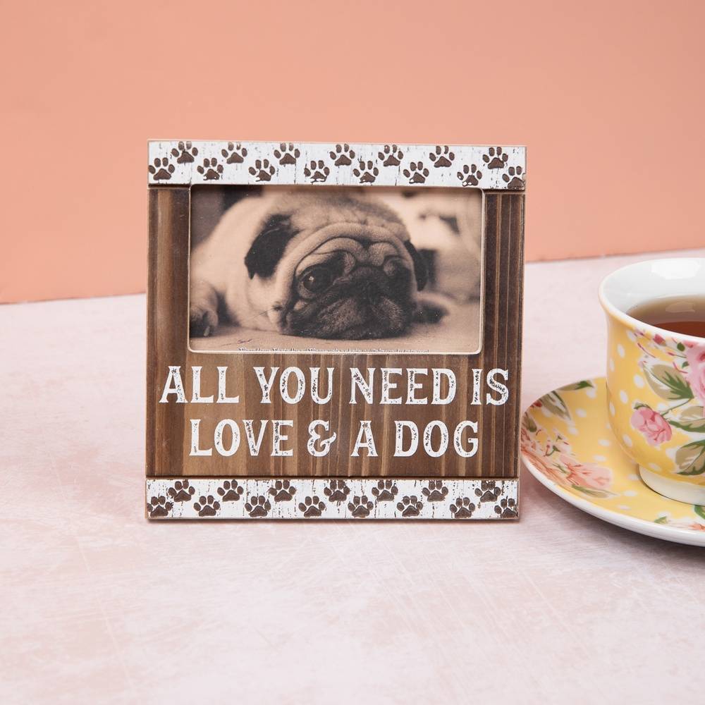 Love and a Dog Frame