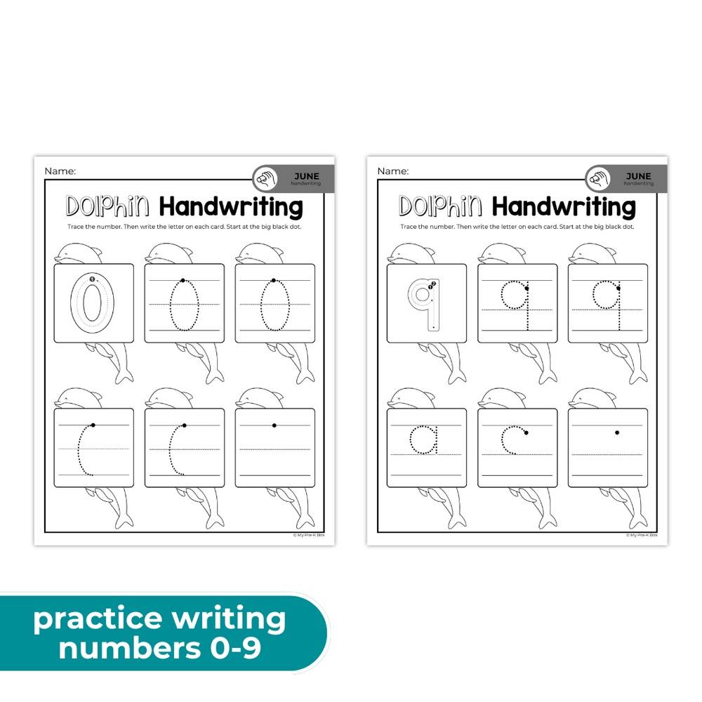 PRINT-AT-HOME: June Handwriting Workbook