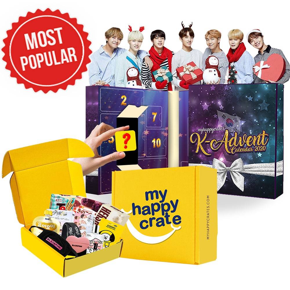 K-Advent Calendar & My Happy Crate Gift Set - BTS