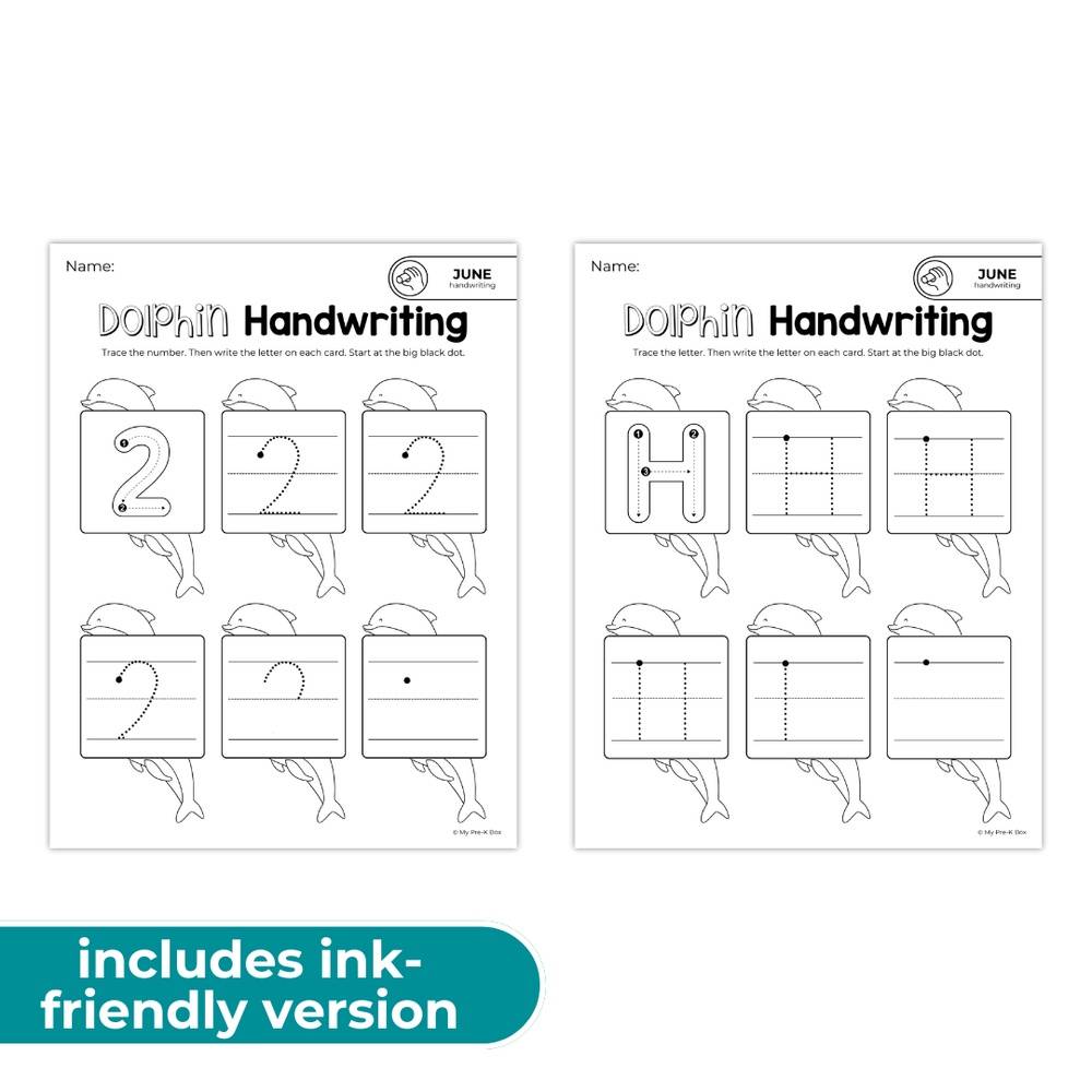 PRINT-AT-HOME: June Handwriting Workbook