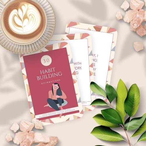 30 Pack Habit Building Affirmation Cards