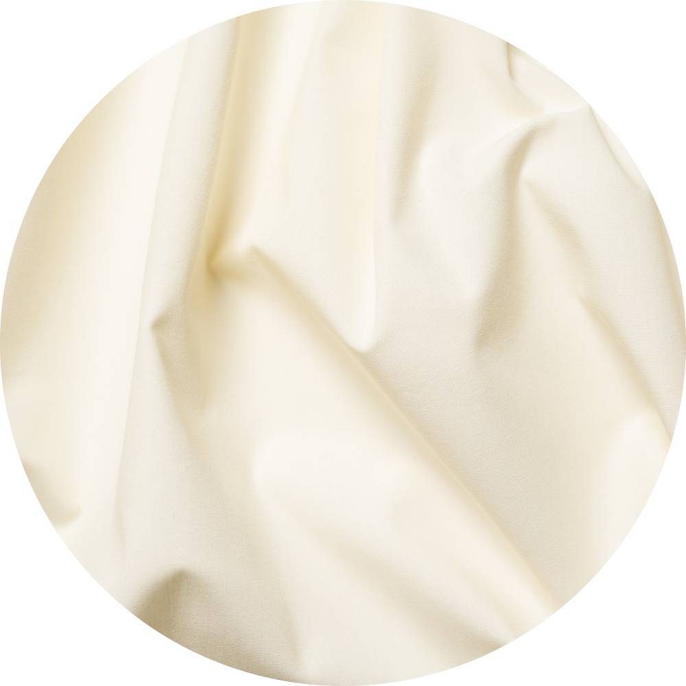 Organic Cream Poplin - 3 yards