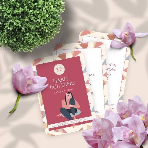 30 Pack Habit Building Affirmation Cards