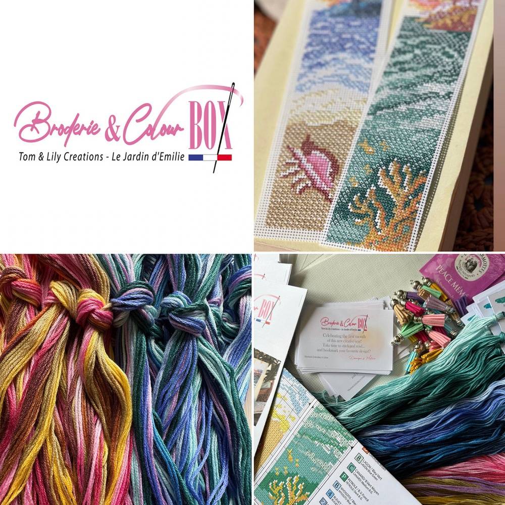 Broderie & Colour Box: Ocean Bookmarks