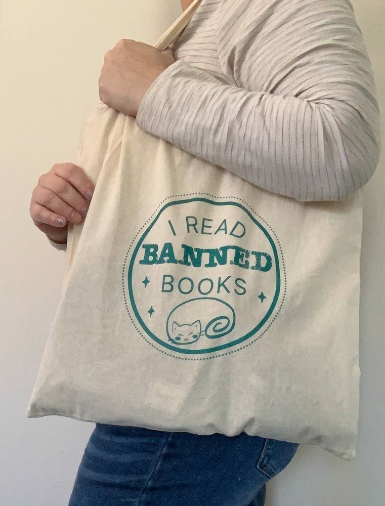 I Read Banned Books tote