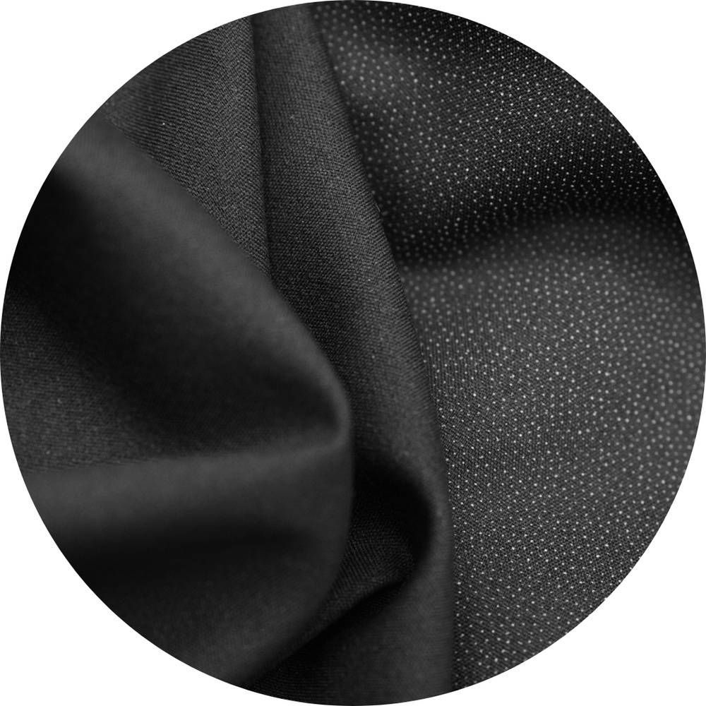 Black Lightweight Fusible Interfacing - 3 yards