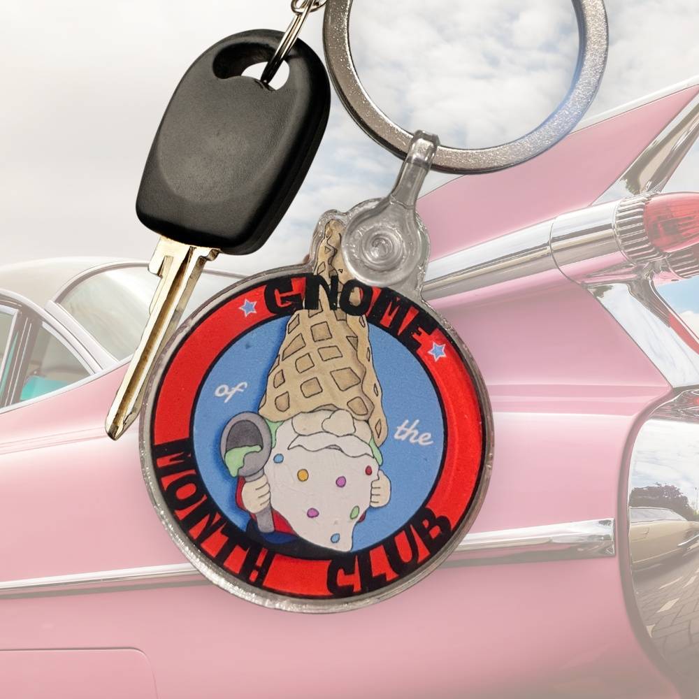 Gnome of the Month Club official key chain