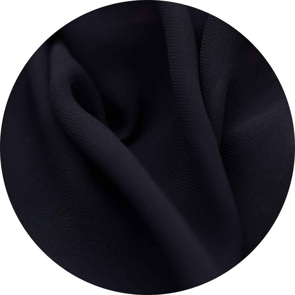 Black Chiffon - 3 yards