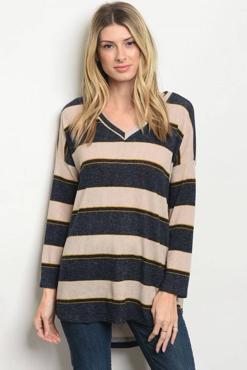 Chic Striped Sweater