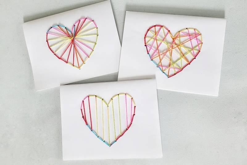 String Art Heart Card Kit