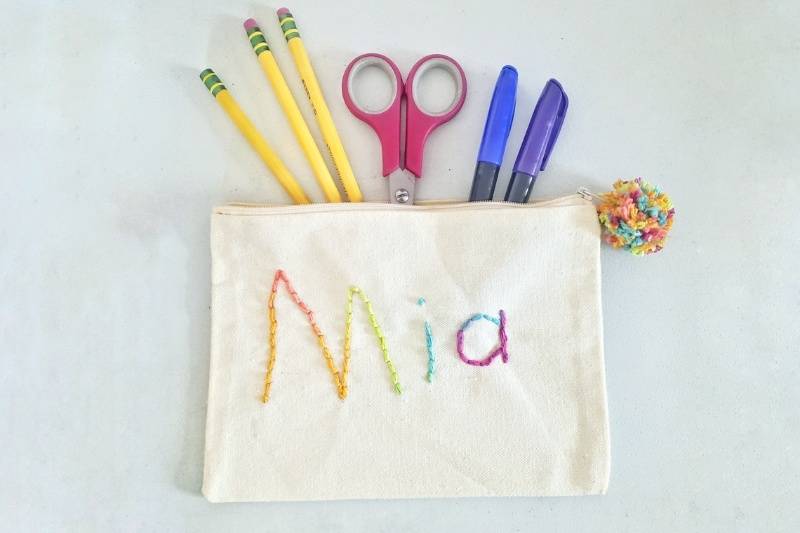 Personalized Pencil Pouch Kit