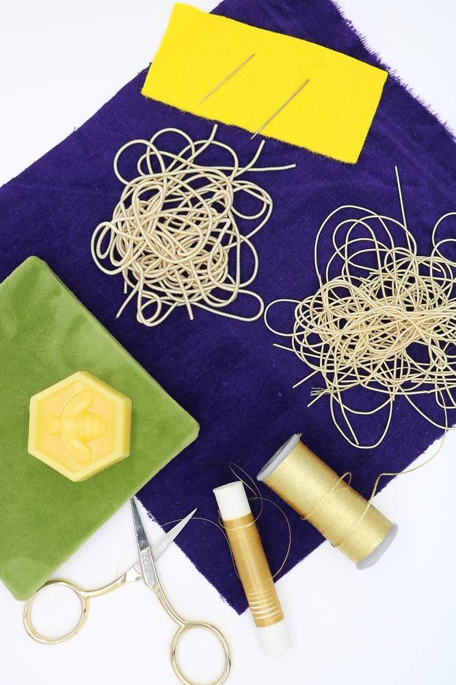 Goldwork embroidery kit from Boss Stitch