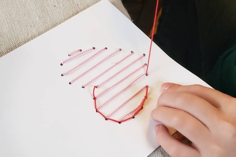 String Art Heart Card Kit