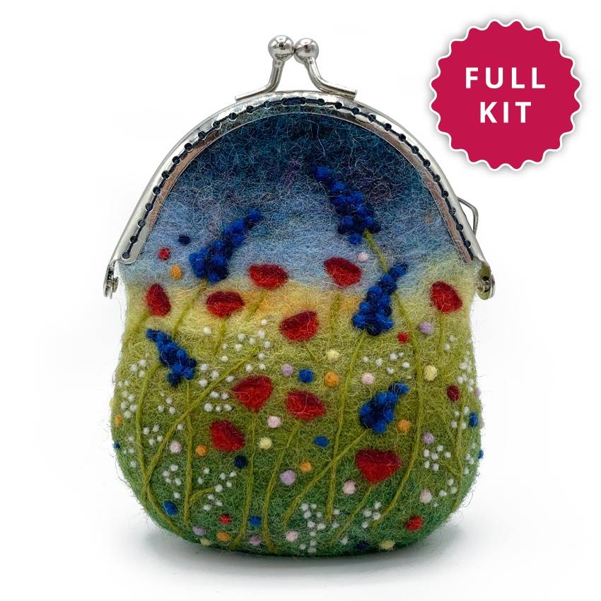 'WILD FLOWER PURSE' (FULL KIT)