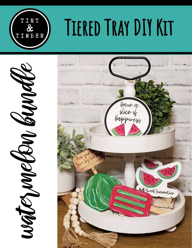 Tiered Tray DIY Kit - Watermelon Bundle