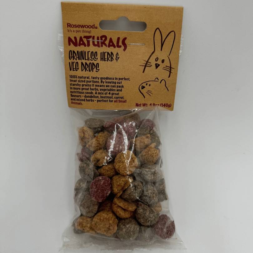 Rosewood Naturals Herb 'n' Veg Drops for Bunnies