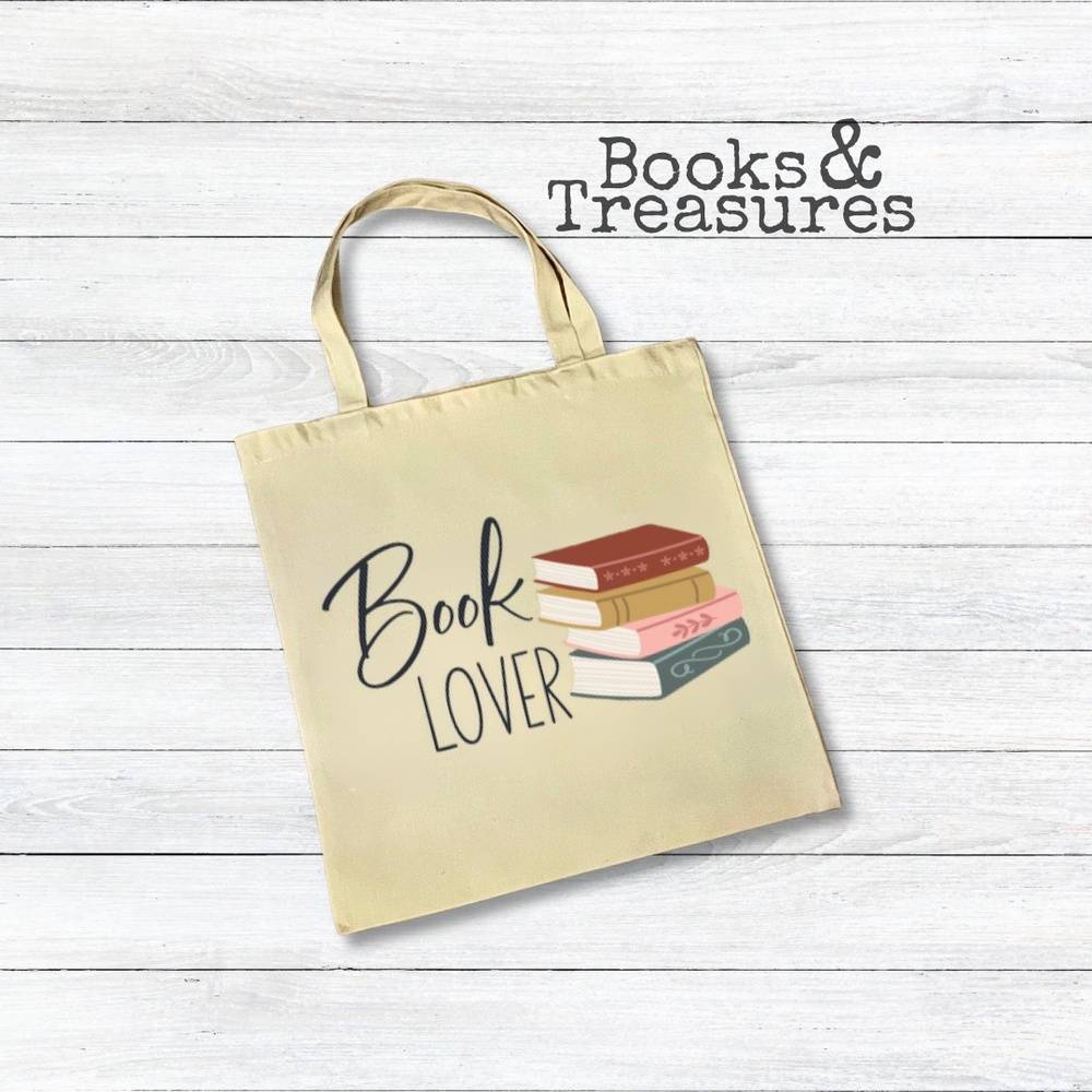 Book Lover Tote Bag