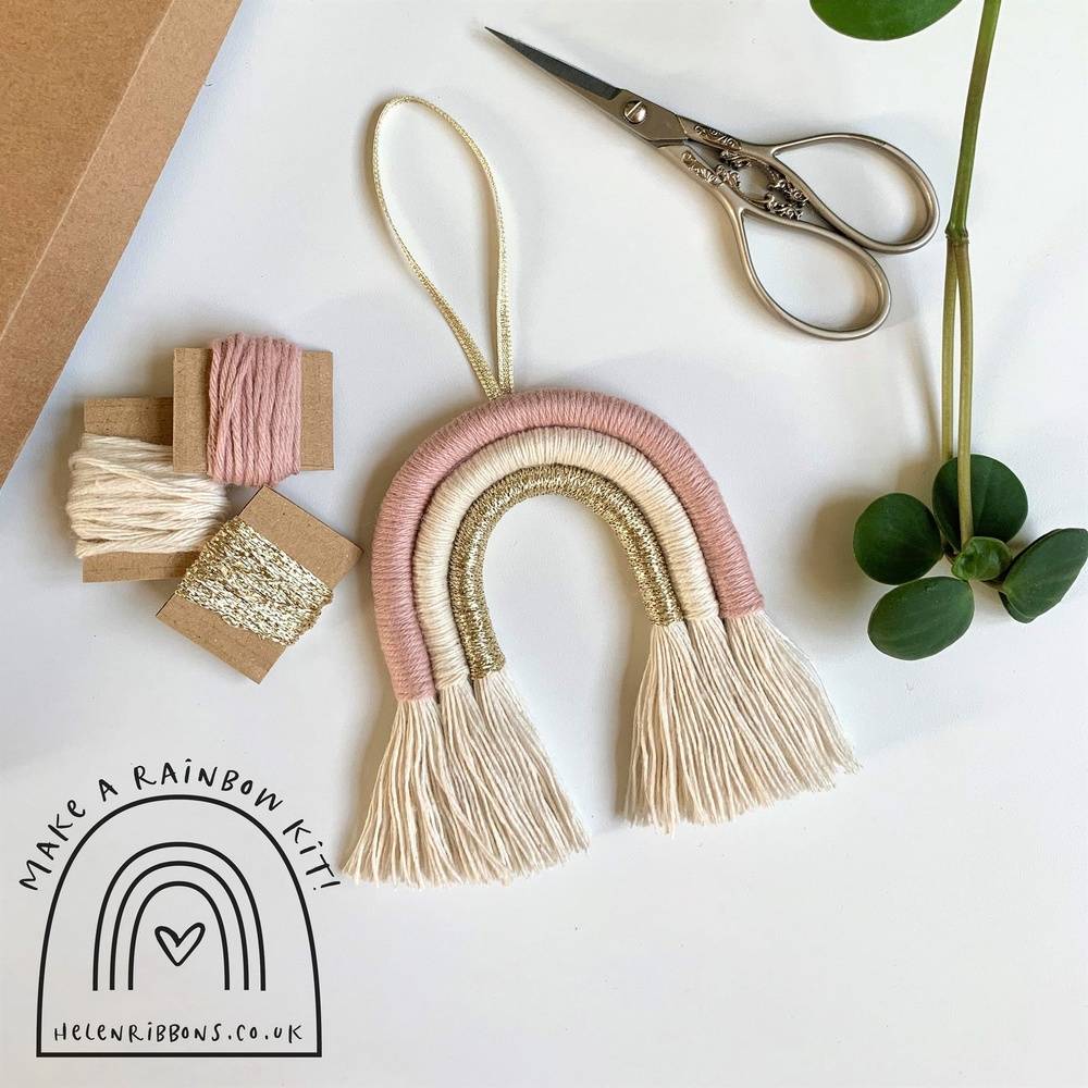 Macrame rainbow kit from Helen Ribbons Home